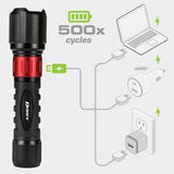 Dorcy Ultra 1000 Lumen USB Rechargeable Flashlight With Powerbank, LED, 1000 lm Lumen (DCY414358) Each