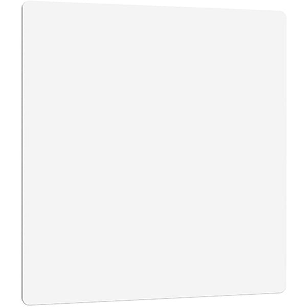 Lorell DIY Frameless Magnetic Glass Board - 36" (3 ft) Width x 36" (3 ft) Height - White Glass Surface - Aluminum Frame - Rectangle - 1 Each (LLR18324)