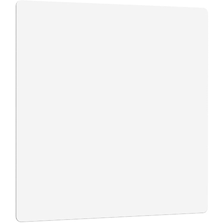 Lorell DIY Frameless Magnetic Glass Board - 36" (3 ft) Width x 36" (3 ft) Height - White Glass Surface - Aluminum Frame - Rectangle - 1 Each (LLR18324)