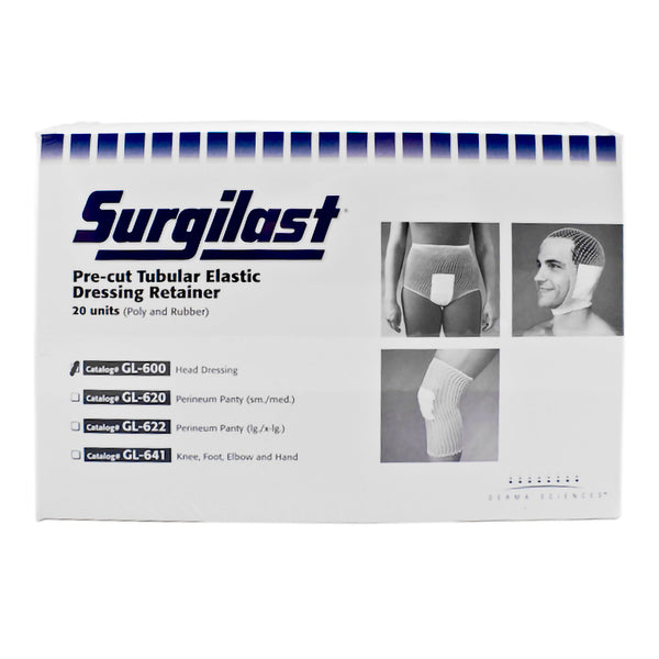 Surgilast® Pre-Cut Elastic Net Retainer Dressing Tubular / Pre-Cut Elastic One Size Fits Most White Head NonSterile (262965_BX) 20/BX