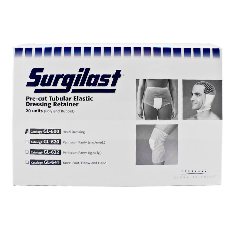 Surgilast® Pre-Cut Elastic Net Retainer Dressing Tubular / Pre-Cut Elastic One Size Fits Most White Head NonSterile (262965_BX) 20/BX