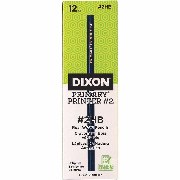 Dixon No. 2 Primary Printer Pencil - #2 Lead - Multi Lead - Blue Barrel - 1 / Pack (DIXX18995)