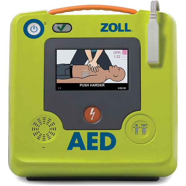 ZOLL Medical AED 3 Fully Automatic Defibrillator - Automatic - Green (ZOL851100110201) Each