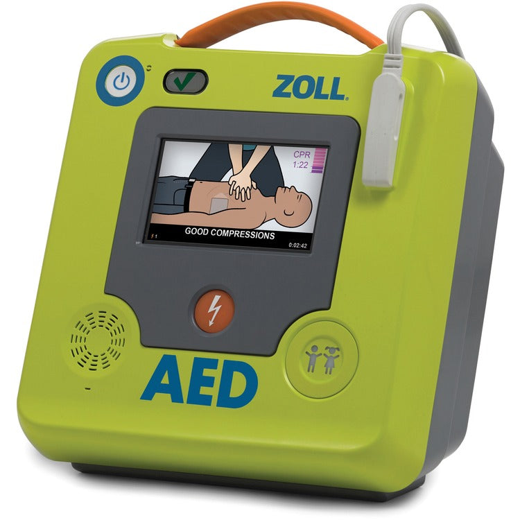 ZOLL Medical AED 3 Semi Automatic Defibrillator, Semi-automatic, Green (ZOL851100110101) Each
