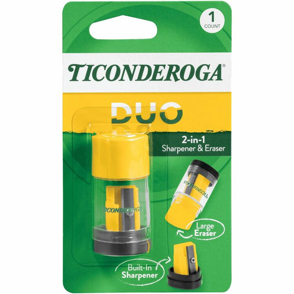 Ticonderoga DUO Manual Pencil Sharpener - Multicolor - 1 / Each (DIXX39001) Each