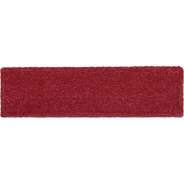 Rubbermaid Commercial Adaptable Flat Mop Microfiber Pad - 19.5" Length x 5.5" Depth - MicroFiber - Red (RCP2132423CT) Case of 12