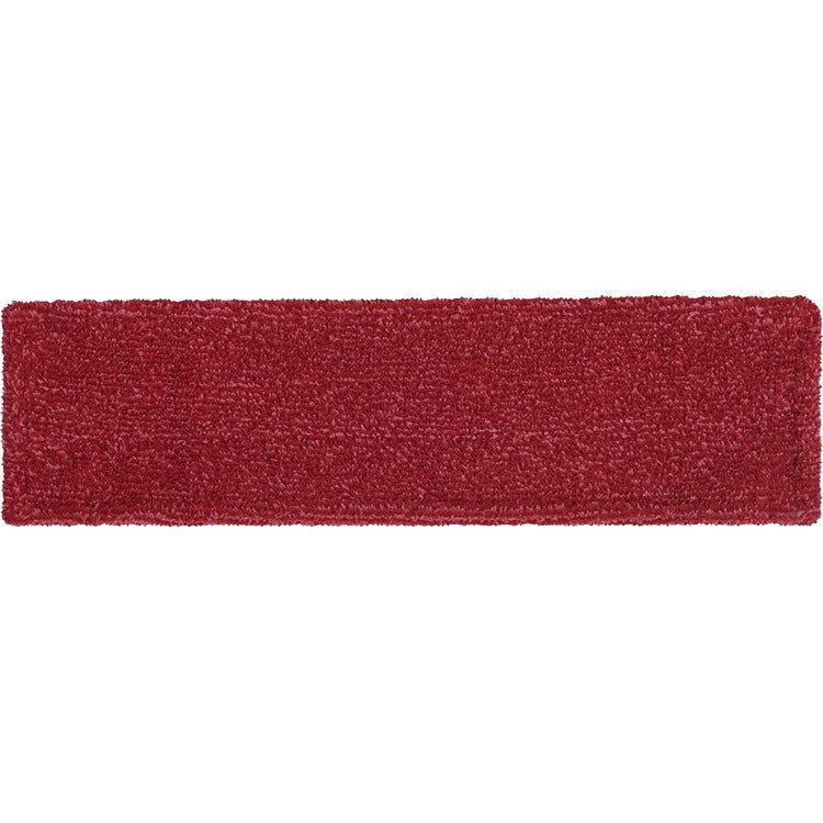 Rubbermaid Commercial Adaptable Flat Mop Microfiber Pad - 19.5" Length x 5.5" Depth - MicroFiber - Red (RCP2132423CT) Case of 12