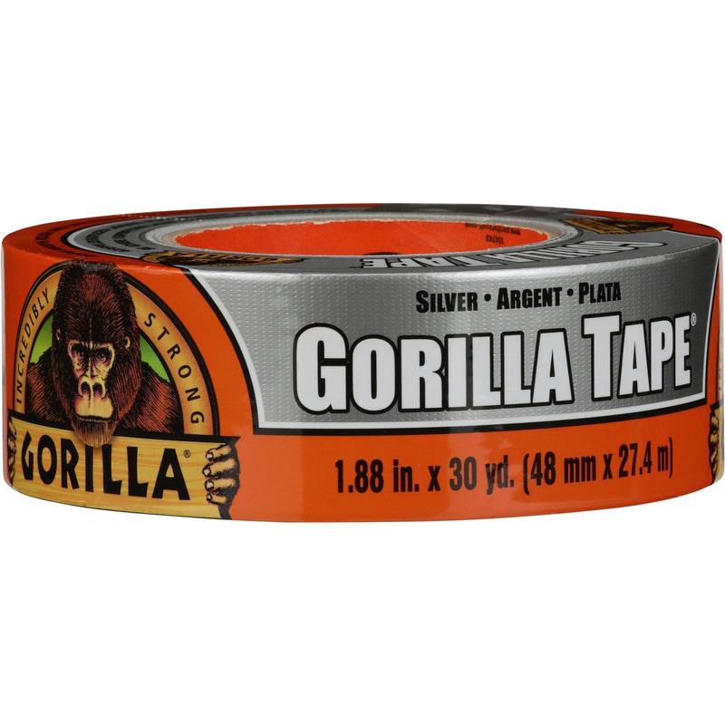 Gorilla Tape - 30 yd Length x 1.88" Width - 1 / Each - Silver (GOR105634) Each
