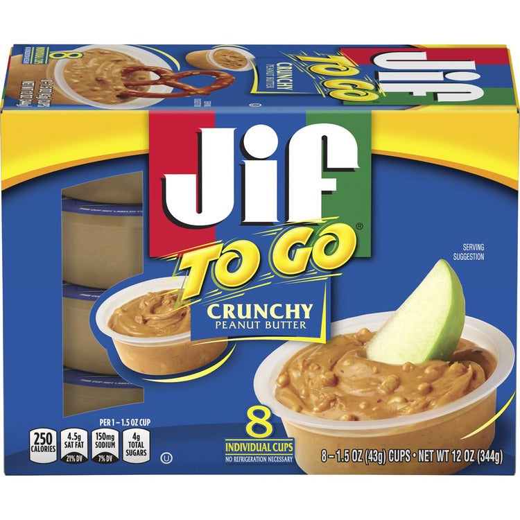 Jif Jif Crunchy Peanut Butter - Peanut - 8 / Pack (SMU24130) 1 Pack