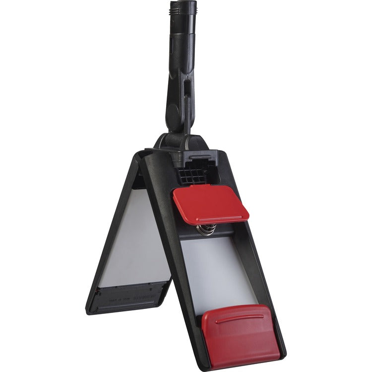 Rubbermaid Commercial Adaptable Flat Mop Frame - Ergonomic - Black - 12 / Carton (RCP2132428CT) Case of 12