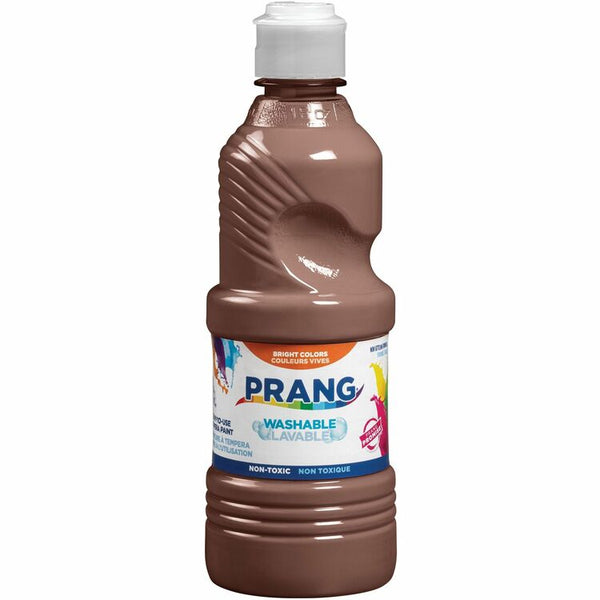 Prang Washable Paint - 16 fl oz - 1 Each - Brown (DIXX10708) Each