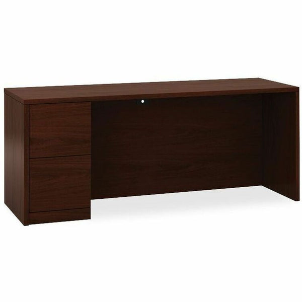 HON 10500 Series Full-Height Left Pedestal Credenza, 72w x 24d x 29.5h, Mahogany (HON105904LNN)