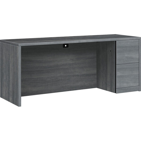 HON Credenza, Right Pedestal, F/F, 72"x24'x29-1/2" , Sterling Ash (HON105903RLS1)