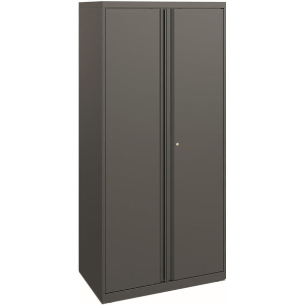 HON® Flagship Storage Cabinet with 8 Small, 8 Medium and 2 Large Bins, 30w x 18d x 64.25h, Charcoal (HONSC186430LGS)