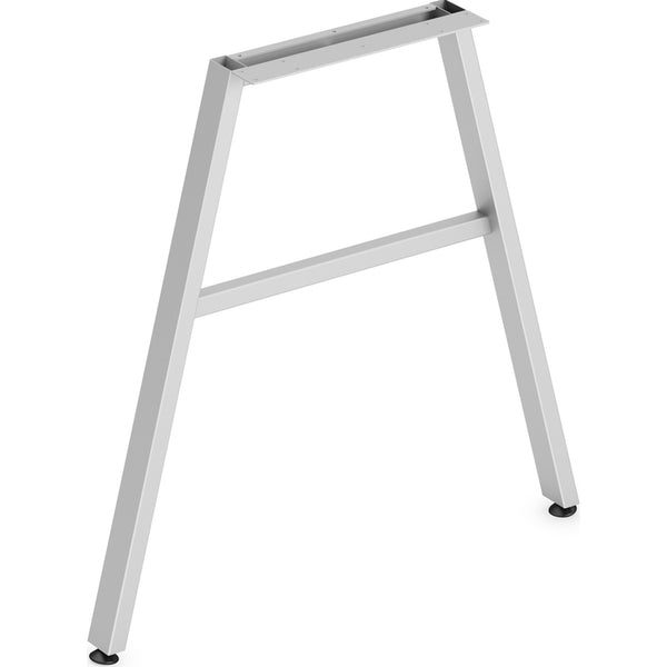 HON Leg, Angled, f/30"D Mod Worksurfaces, 30"W, Silver (HONLPLLEG30ASVR)