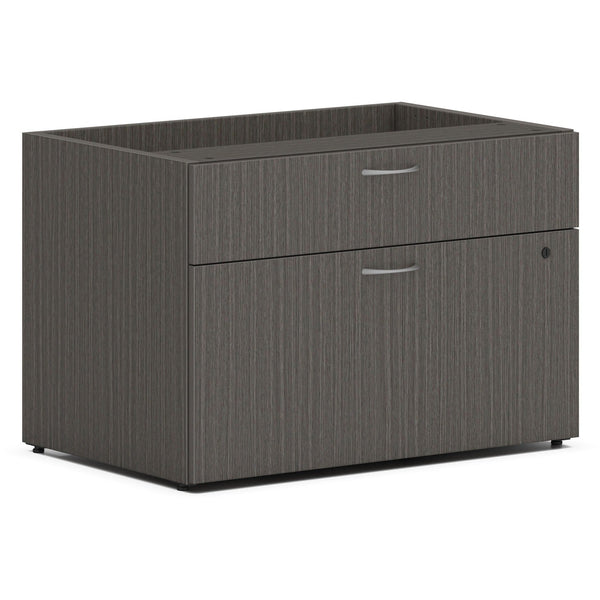 HON® Mod Low Personal Credenza, 30w x 20d x 21h, Slate Teak (HONLCL3020BFLS1)