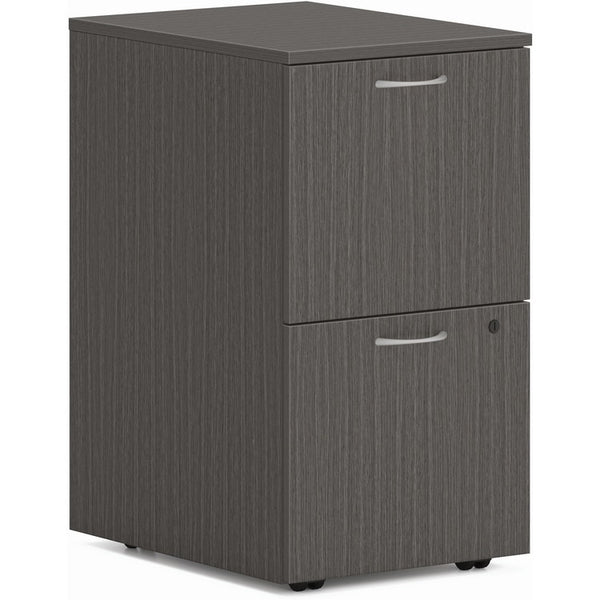 HON Mod HLPLPMFF Pedestal - 15" x 20" x 28" - 2 x File Drawer(s) - Finish: Slate Teak (HONPLPMFFLS1)