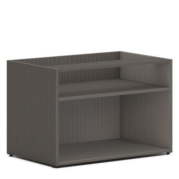 HON® Mod Low Storage Credenza, 30w x 20d x 21h, Slate Teak (HONLCL3020SLS1)