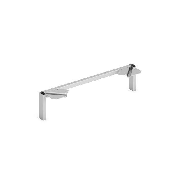 HON Support Legs, f/Mod Credenza, 30"Dx7"H, 2/ST, Silver (HONLPLSL30SVR)