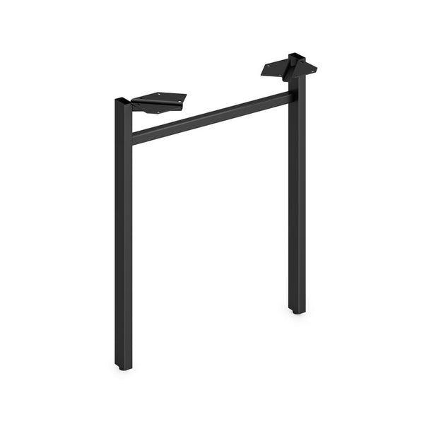 HON Leg, Straight, f/24"D Mod Worksurfaces, 24"W, Black (HONLPLLEG24UBLK)