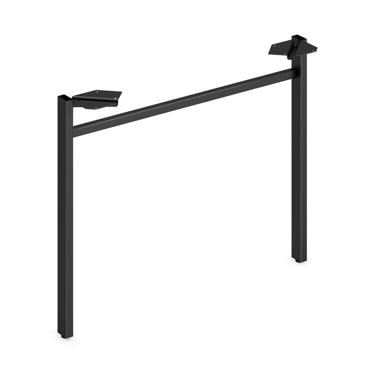 HON Leg, Straight, f/30"D Mod Worksurfaces, 30"W, Black (HONLPLLEG30UBLK)