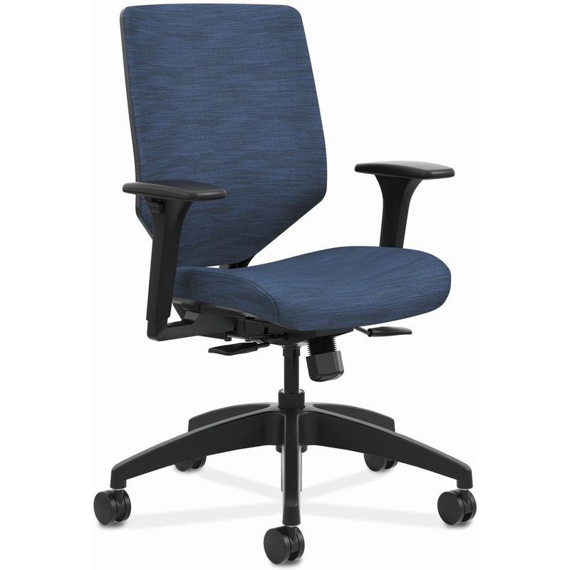 HON Solve Series Upholstered Back Task Chair, Midnight (HONSVU1ACLC90TK) Each