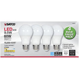 Satco LED Light Bulb, 9.50 W, 60 W Incandescent Equivalent Wattage, 12/Pack (SDNS39596) Pack of 12