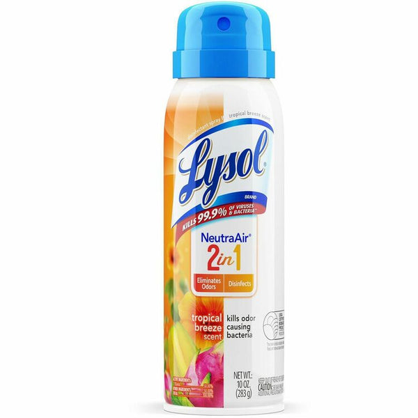 Lysol Neutra Air 2 in 1 Spray - Spray - 10 oz (0.62 lb) - Tropical Breeze Scent - 1 Each (RAC98289)