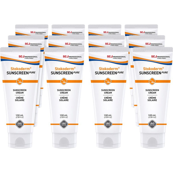 SC Johnson UV Skin Protection Cream - Cream - 3.38 fl oz - 12 / Carton (SJNSUN100MLCT) Case of 12
