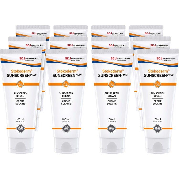 SC Johnson UV Skin Protection Cream - Cream - 3.38 fl oz - 12 / Carton (SJNSUN100MLCT) Case of 12