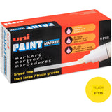 uniball uni-Paint PX-30 Oil-Based Paint Marker, Yellow Ink, 6/Box (UBC63735BX) Box of 6