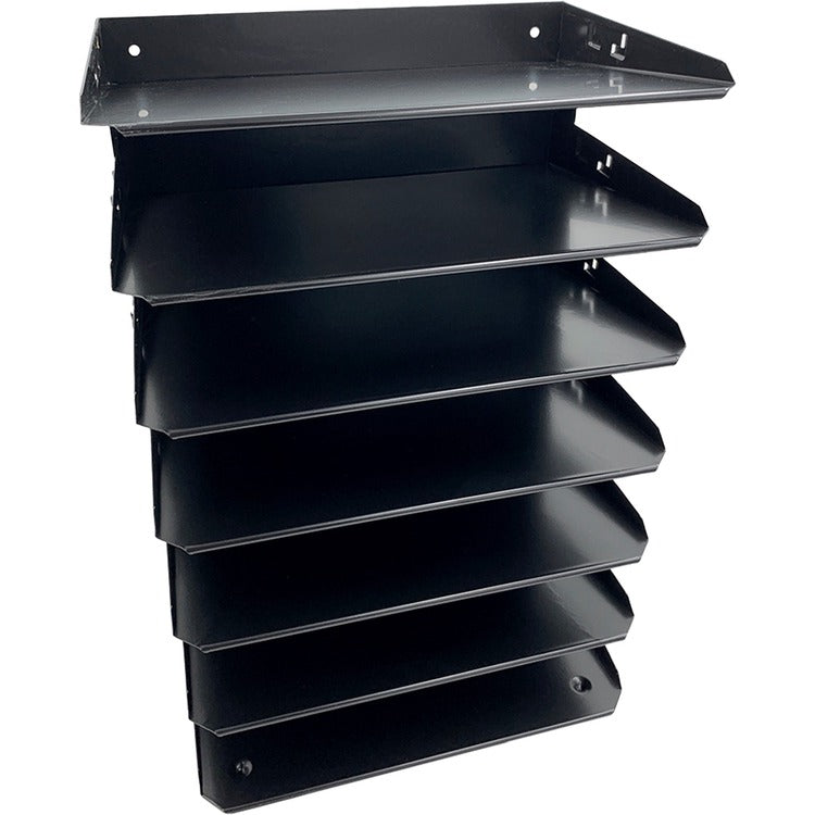 Huron Steel Horizontal File Organizer, 7 Sections, Letter Size Files ...