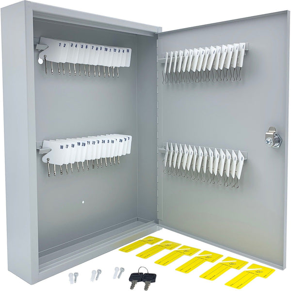 Huron Slotted Heavy-duty Key Cabinet - Keyhole Slot, Heavy Duty, Durable (HURHASZ0128) Each