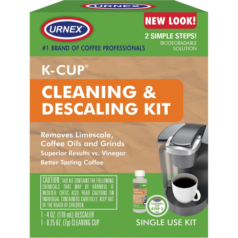 Urnex Single Brewer Cleaning Kit - For Coffee Maker - 0.25 oz - Biodegradable, Phosphate-free, Odorless - 5 / Box - Green (WMN6004) Each