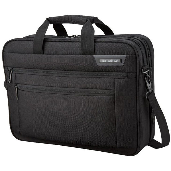 Samsonite Classic Business 2.0 Carrying Case (Briefcase) for 17" Notebook - Black - Handle, Carrying Strap, Shoulder Strap - 12.5", x 17.5" x 4.5" Depth - 1 Pack (SML1412721041) Each