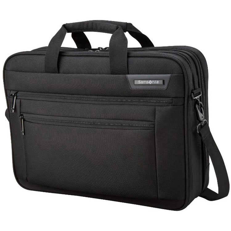 Samsonite Classic Business 2.0 Carrying Case (Briefcase) for 17" Notebook - Black - Handle, Carrying Strap, Shoulder Strap - 12.5", x 17.5" x 4.5" Depth - 1 Pack (SML1412721041) Each