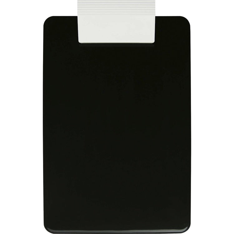 Saunders Antimicrobial Clipboard - Low Profile - 8 1/2" x 11" - Black, White - 1 / Each (SAU21610) Each