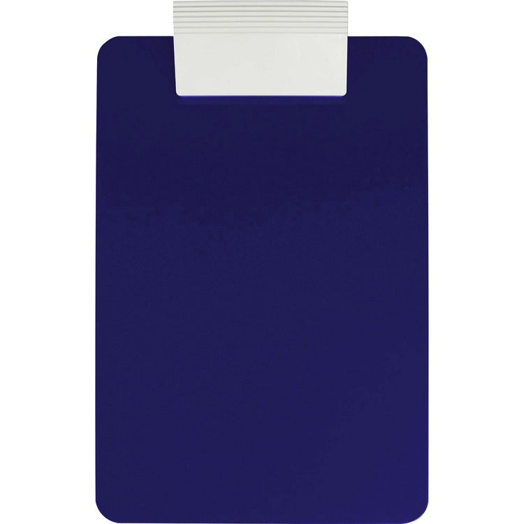 Saunders Antimicrobial Clipboard - Low Profile - 8 1/2" x 11" - Blue - 1 / Each (SAU21609) Each