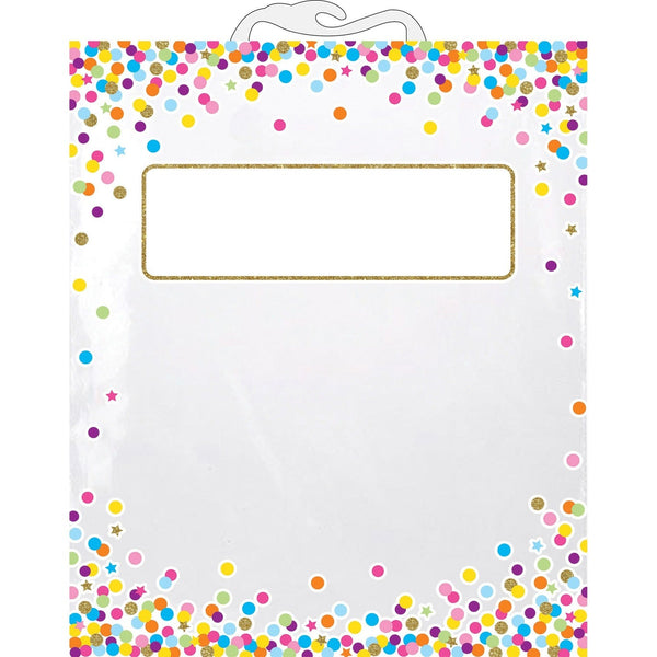 Ashley Student Carry Storage Bag - Multi - Poly, Plastic - 6/Pack - Document, Student, Pictures, Project, Home (ASH10566) Pack of 6