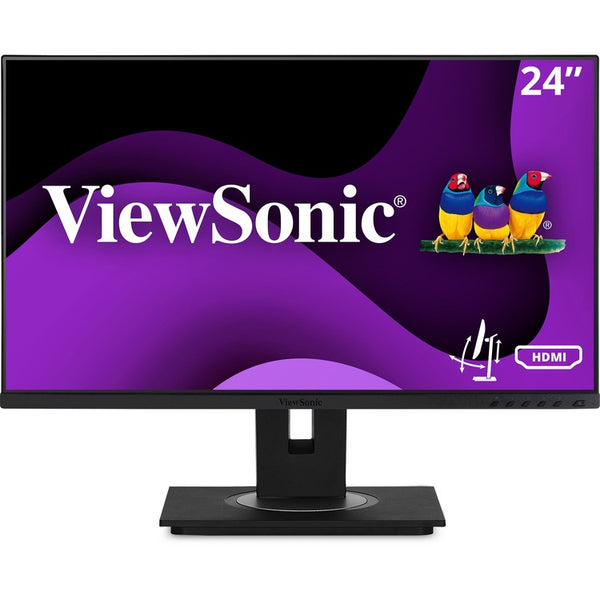 ViewSonic VG2448A 24 Inch IPS 1080p Ergonomic Monitor with Ultra-Thin Bezels (VEWVG2448A) Each
