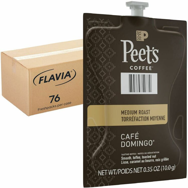 Peet's Peet's Coffee Cafe Domingo Freshpack, Cafe Domingo, 0.35 oz Pouch, 76/Carton (LAV48035) Case of 76