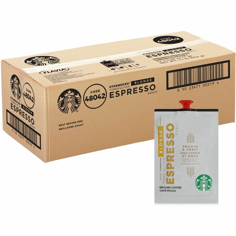 Starbucks Portion Pack Starbucks Blonde Espresso Coffee - Compatible with Flavia - Blonde - 72 / Carton (LAV48042) Case of 72