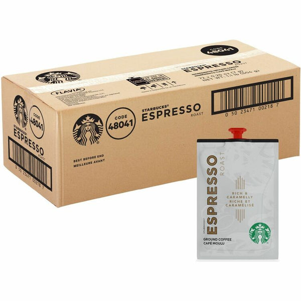 Starbucks Portion Pack Starbucks Espresso Roast Coffee - Compatible with Flavia - 72 / Carton (LAV48041)