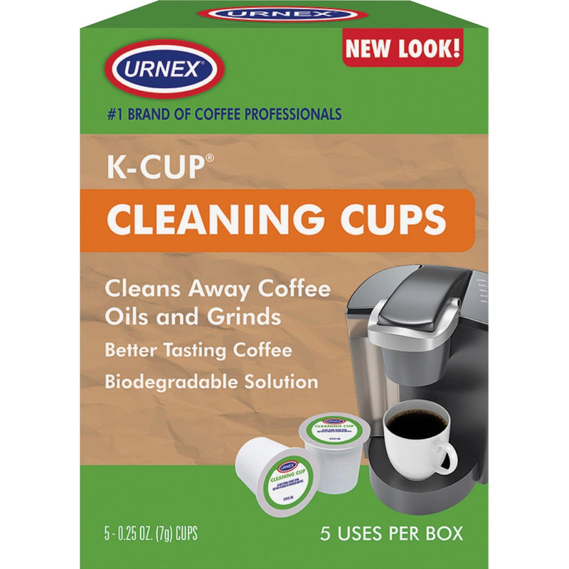Urnex Single Brewer Cleaning Cups - For Coffee Brewer - Odorless, Phosphate-free, Biodegradable - 5 / Box - Multi (WMN6001) Each