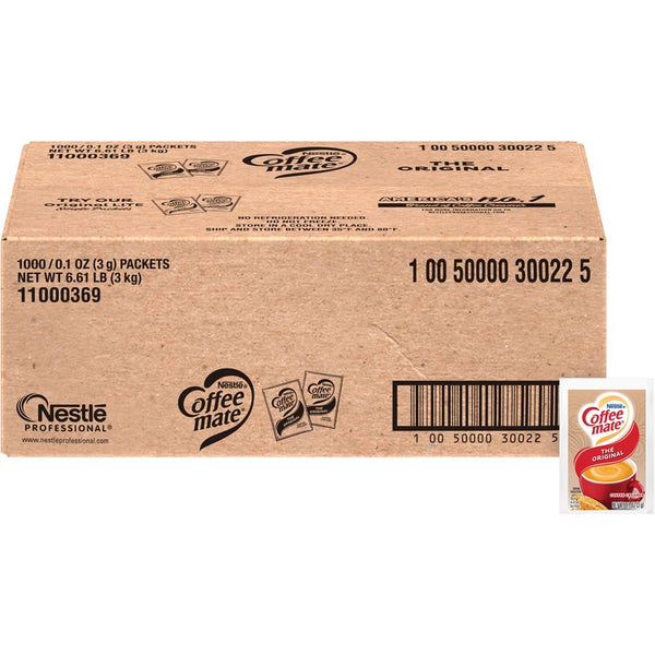 Coffee mate Original Creamer - 0.01 lb (0.11 oz) - 1000/Carton - 1 Serving (NES30022) Case of 1,000