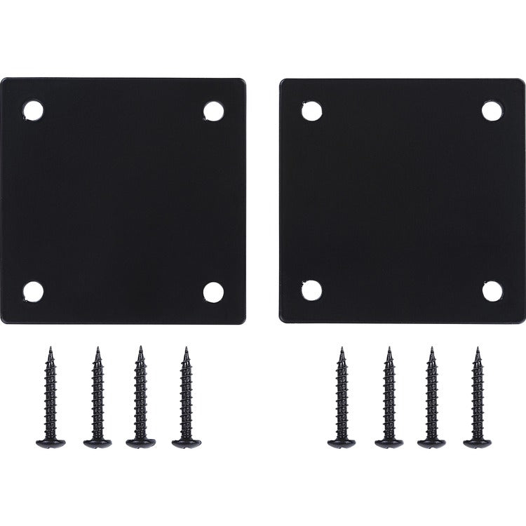 Lorell Mounting Plate for Modular Device - Black - 2 Pack (LLR86942)