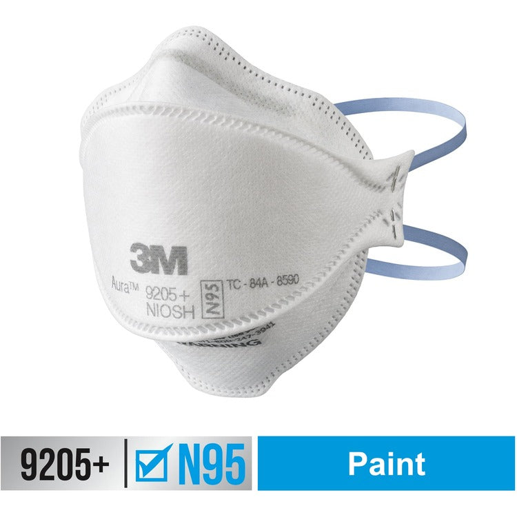 3M Aura N95 Particulate Respirator 9205 - 10/PK (MMM9205P10DC) Pack of 10