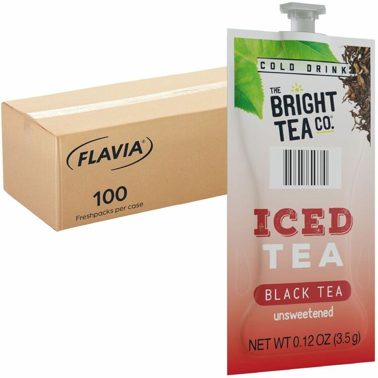 The Bright Tea Co. Unsweetened Iced Black Tea Freshpack (LAV48047) Case of 100
