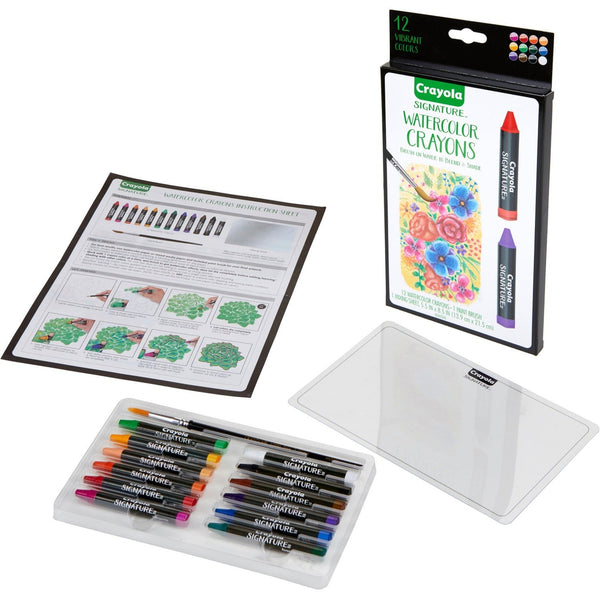 Crayola Signature Premium Watercolor Crayons - Assorted (CYO533500) Pack of 24