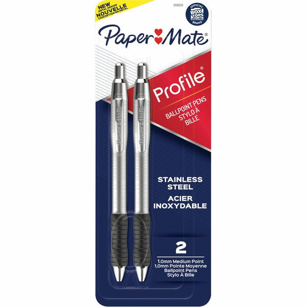 Paper Mate Profile Retractable Ballpoint Pens (PAP2130513) Pack of 2